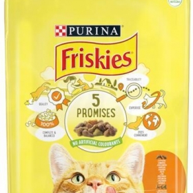 Száraz macska eledel 10kg marhahús + csirkehús + zöldség Friskies Adult